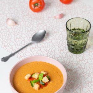 Cream of Heirloom Tomato soup