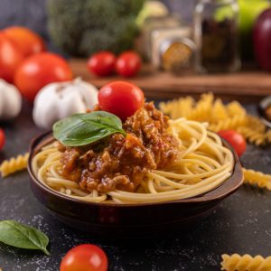 Bucatini Bolognese